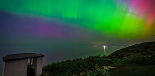 Northern lights brighten up the night sky