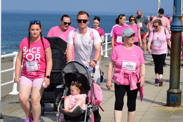 The Race For Life, Aberystwyth: Photo by Beverley Hemmings