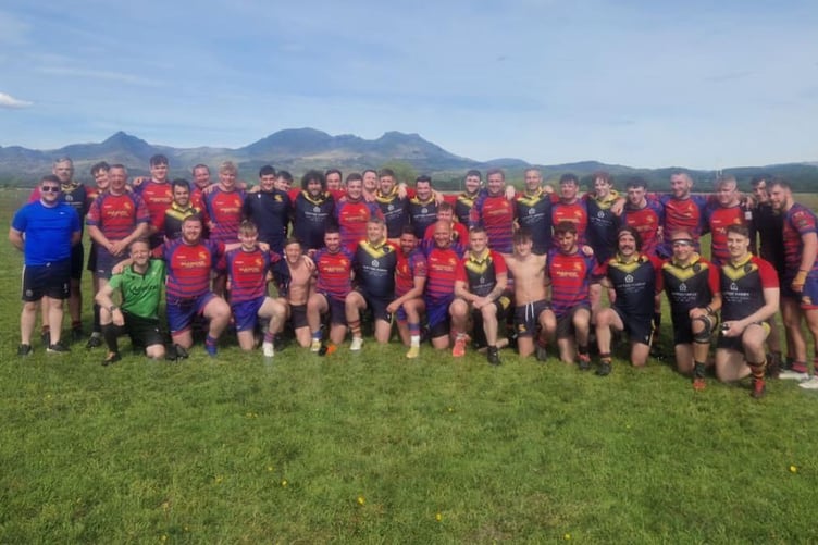 The Porthmadog and Menai Bridge squads