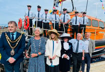 New Quay celebrates with double naming ceremony for lifeboats