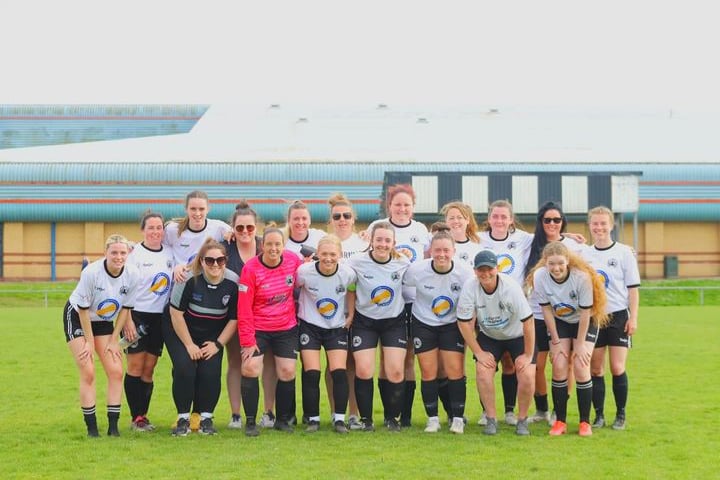 Merched Pwllheli after beating Flint again