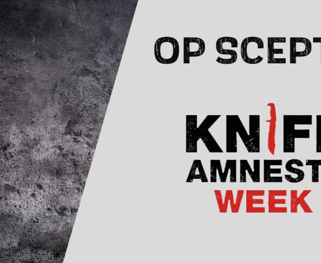 Police launch week-long knife amnesty campaign