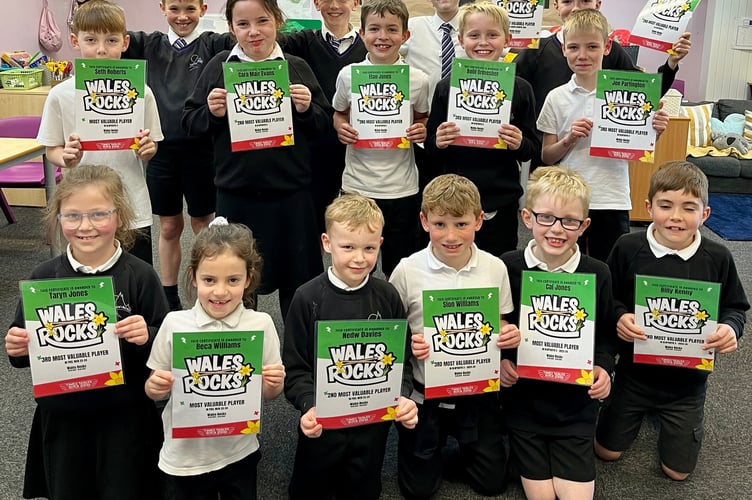 Bala pupils rock times table competition