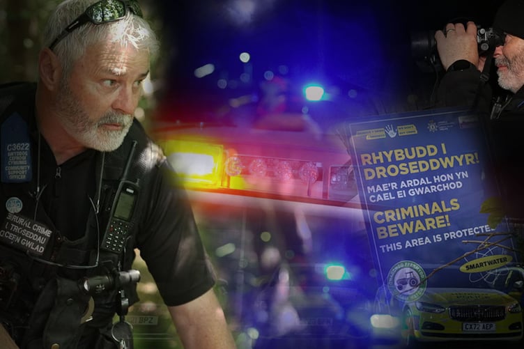 Iwan Owen, aelod o’r tîm Troseddau Cefn Gwlad