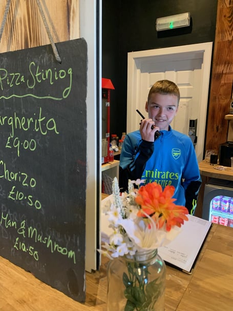 A shipping container at CellB has been converted into a pizza venture