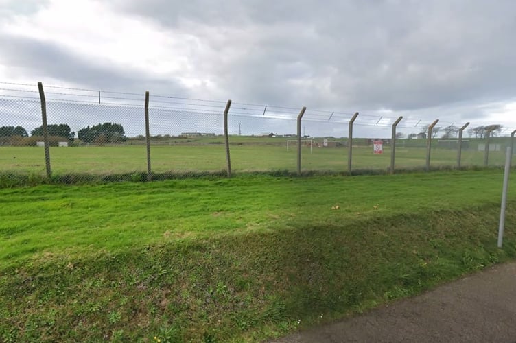 The solar scheme site at Qinetiq Aberporth