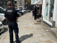 Police patrol town as part of campaign to tackle knife crime
