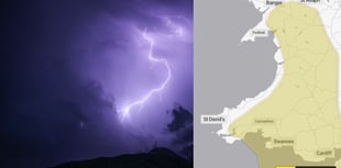 Thunder warning for Tuesday afternoon