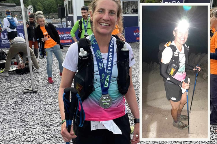 Louise Barker took on the Snowdonia Eryri Ultra Trail 100km race