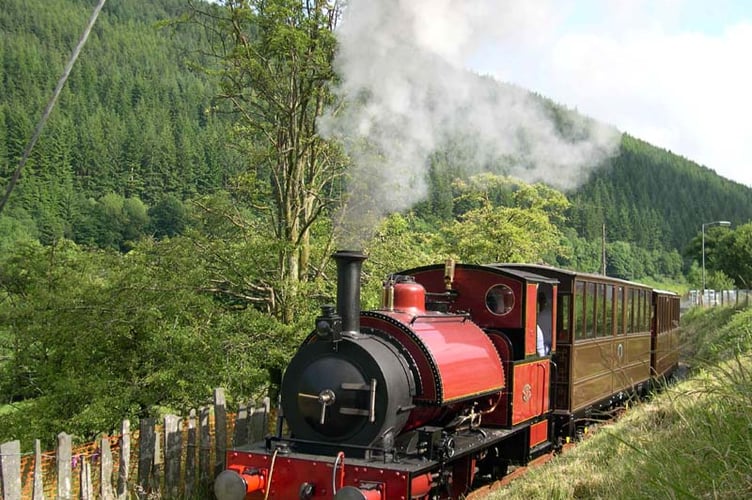 No. 3 at Corris Railway - June 2003
