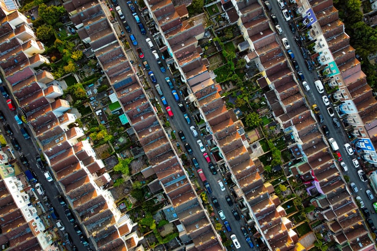 The sun rises over colourful houses in Totterdown, Bristol, as forecasters are predicting a "last dose of summer", with warm spells reaching 30C on Tuesday in southern areas of England, and 32C on Wednesday and Thursday in central and southern England. Picture date: Tuesday September 5, 2023.