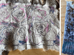 Turn to Cletwr for Andrea Smith textile display