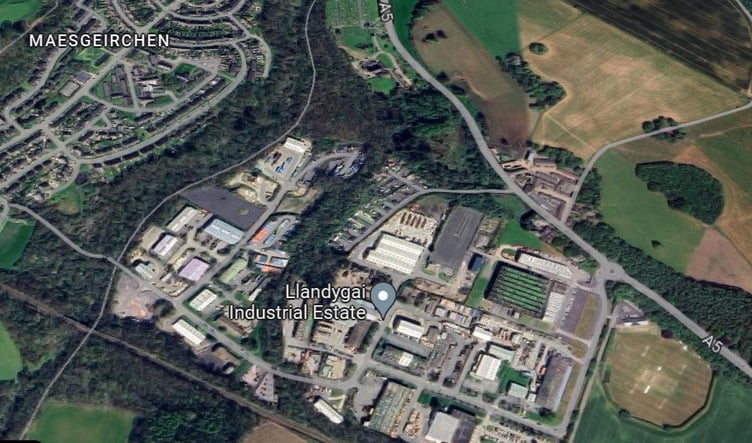 The Llandygai Industrial Estate at Bangor. Photo: Google Map