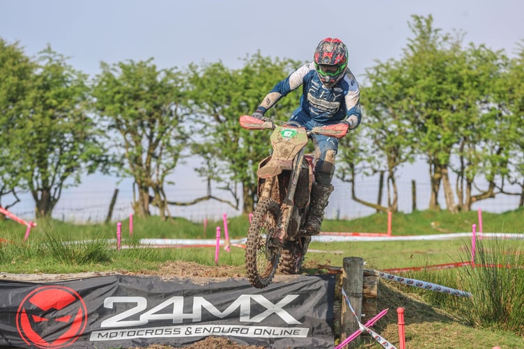 Carwyn Rosser took his Gas Gas to 22nd overall in the Expert class on Day two