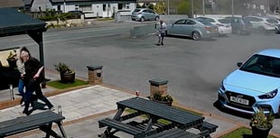 WATCH: man saves pint from 'mini tornado' at Pembrokeshire pub