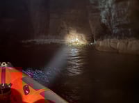 RNLI rush to help injured climber following 40ft fall