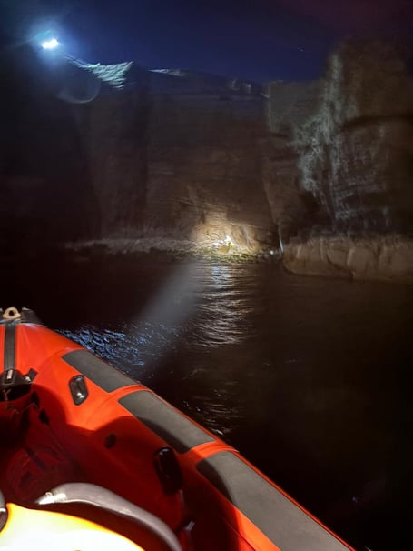 Abersoch RNLI shared this picture taken during the rescue