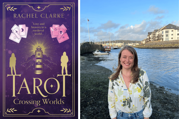 Rachel Clarke and the cover her debut novel