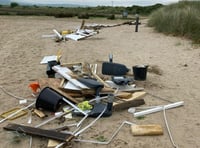 'Heartbreaking' amount of rubbish dumped at Ynyslas