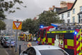 Emergency services respond to Aberystwyth town centre fire