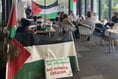 Protestors stage sit-in at Aber Uni library against Israel ties
