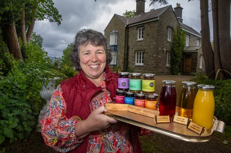 Mirain Gwyn at her B&B  Taldraeth, Penrhyndeudraeth. Photo: Mandy Jones