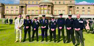 New Quay RNLI celebrate at Buckingham Palace
