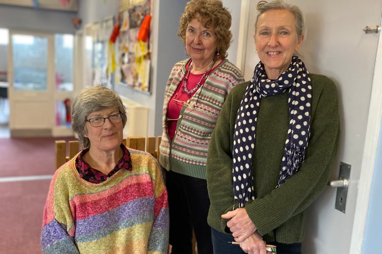 Joy Davies , Gill Pearcy and Martine Ormerod