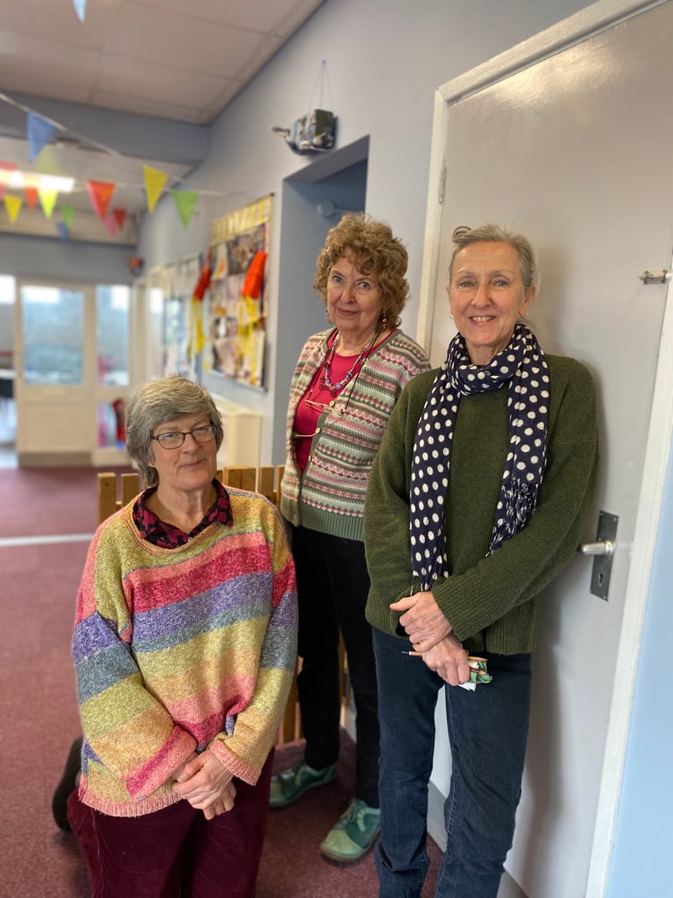 Joy Davies , Gill Pearcy and Martine Ormerod