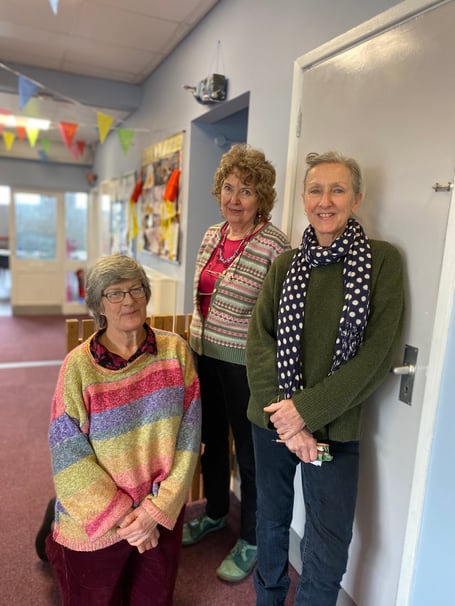 Joy Davies , Gill Pearcy and Martine Ormerod