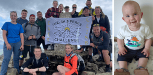 Group take on climb to say thank you for saving life of baby Cai
