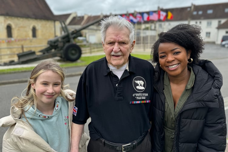 Lyra Morgan got to interview 100-year-old Arthur Oborne who was part of the D-Day landing troops