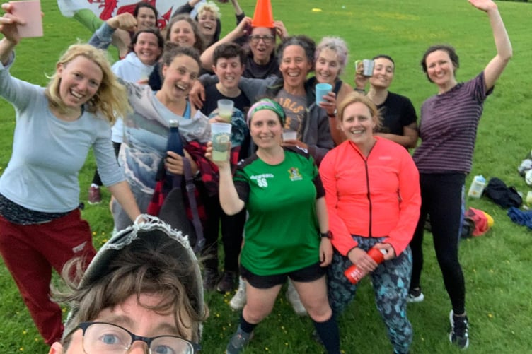 The first women and non-binary football team in Machynlleth
