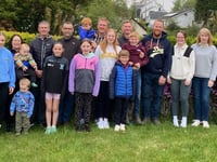 Talgarreg friends and family take on half marathon