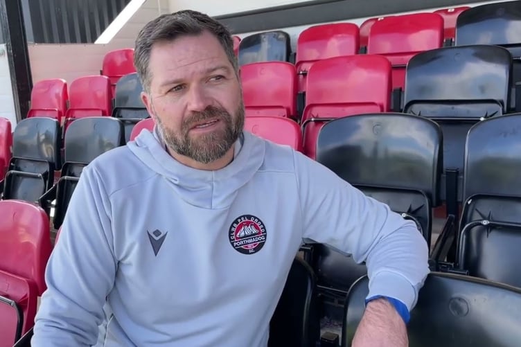 Haydn Jones, Porthmadog's new director for player development