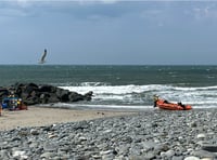 Strong wind and rough sea leave two swimmers with injuries