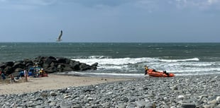 Strong wind and rough sea leave two swimmers with injuries
