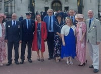 Borth RNLI volunteers celebrate 200 years at Buckingham Palace