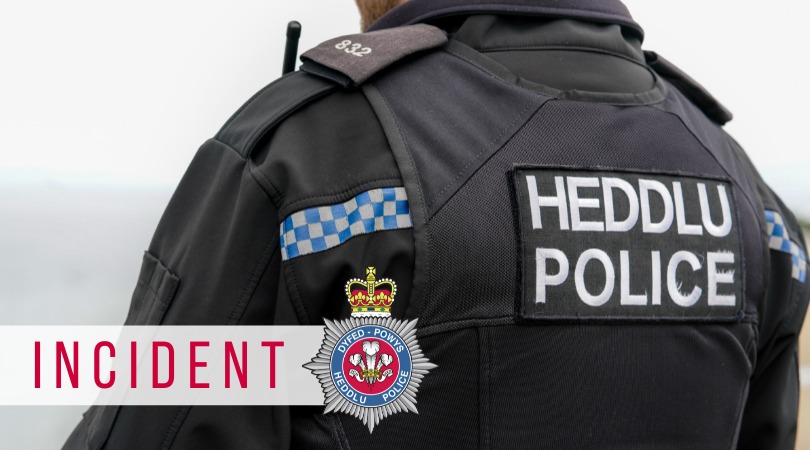 Man held in custody after climbing on to roof in Aberystwyth