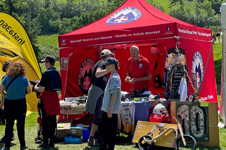 Aberdyfi Search & Rescue Team raised thousands at the prestigious Red Bull Hardline mountain biking event