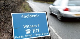 Road casualties rise in Ceredigion