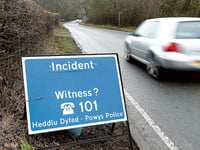 Road casualties rise in Ceredigion
