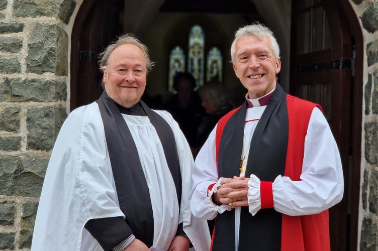 The Archbishop and Revd Kevin Ellis
