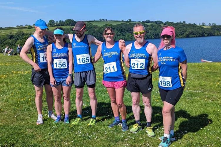 Fun in the sun for Aber runners at Llys y Fran