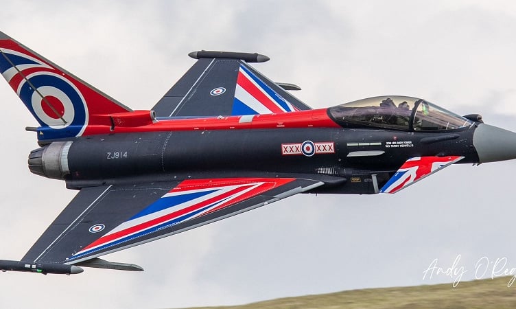 Andy O'Regan's stunning photograph of a Typhoon