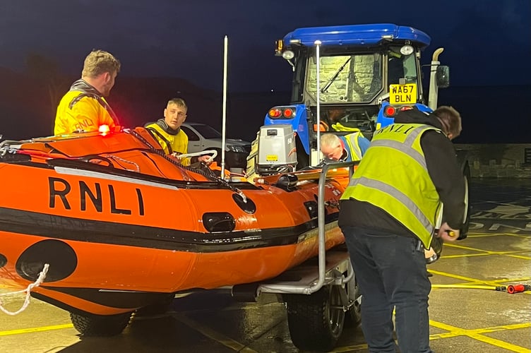 Barmouth RNLI launched to help a vulnerable person