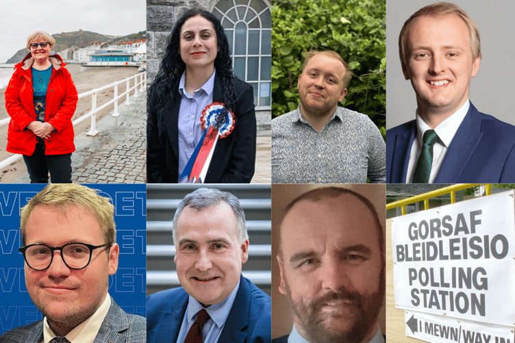 Ceredigion Preseli candidates