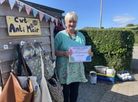 Pop-up shop is a ‘Cwt’ above for hospice