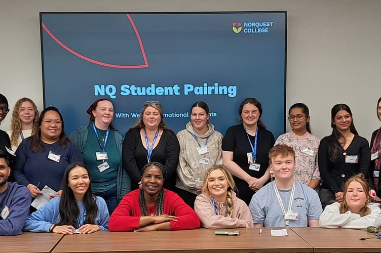 Coleg Ceredigion and NorQuest students