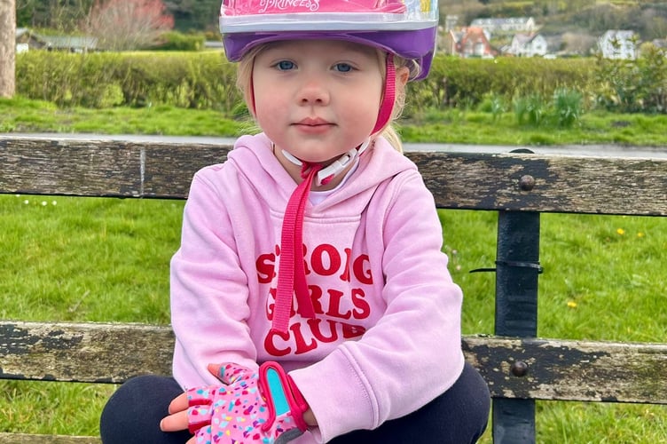 Little Pixie was just five months old when she underwent open-heart surgery 